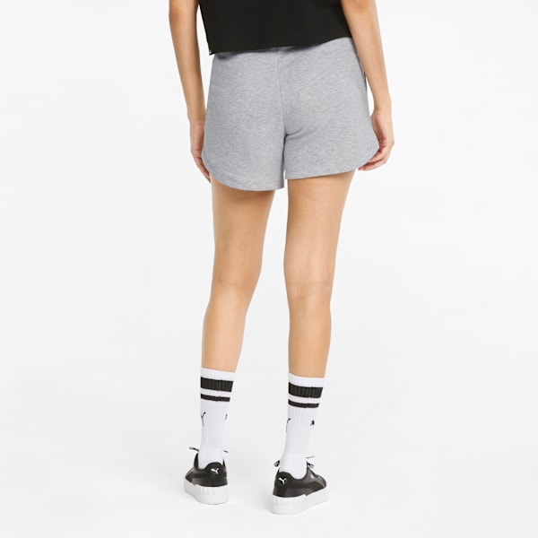 Shorts de cintura alta Mujer Essentials, Light Gray Heather, large-MEX