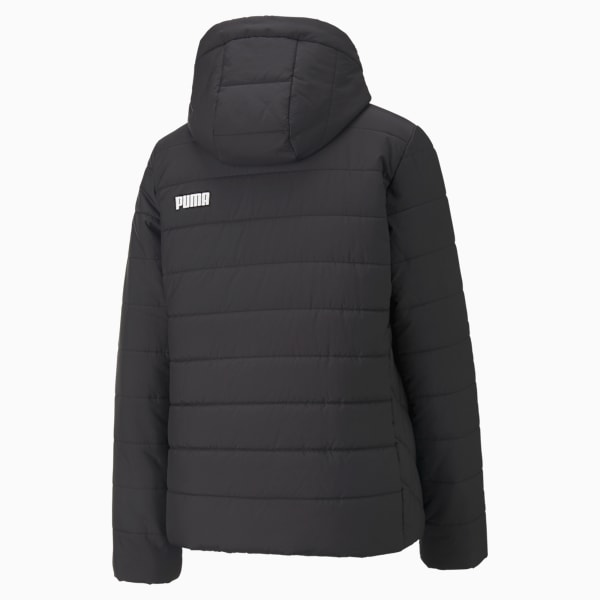 Campera Essentials acolchada para mujer, Puma Black, large-ARG