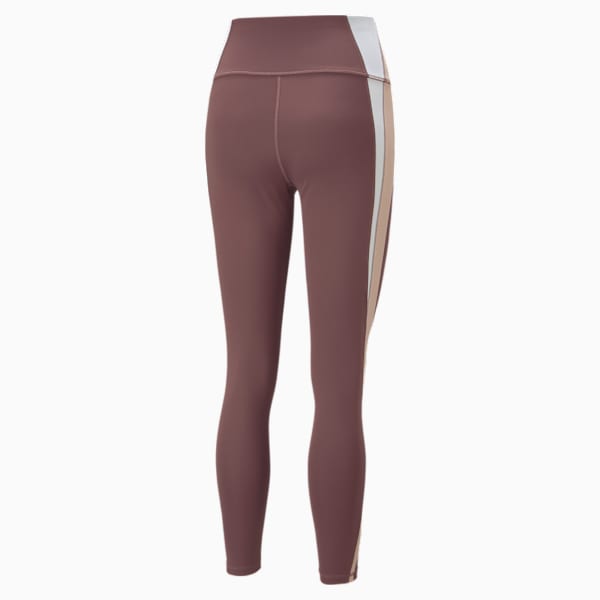 Evostripe Leggings Women, Dusty Plum, large-ZAF