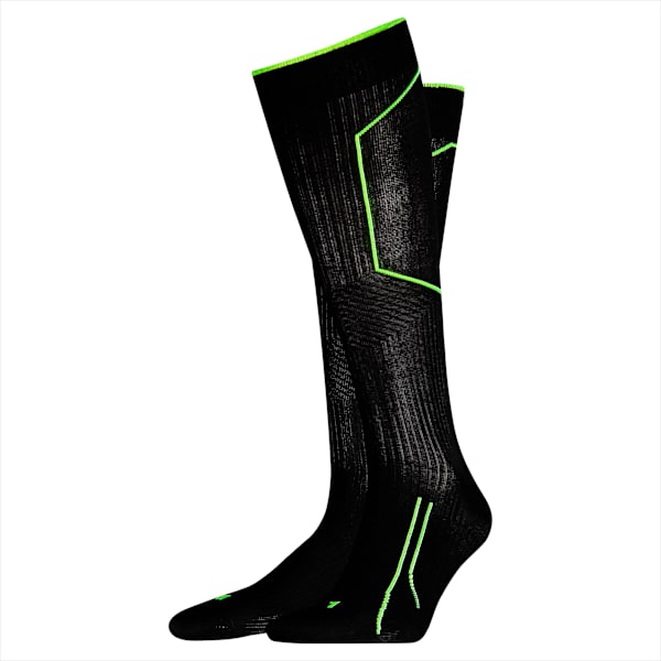 Medias unisex por la rodilla PUMA Performance Running (pack de 1 par), black, large-ARG