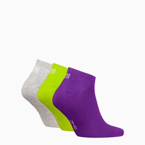 Pack de 3 Medias tobilleras lisas unisex, Multicolor, large-ARG