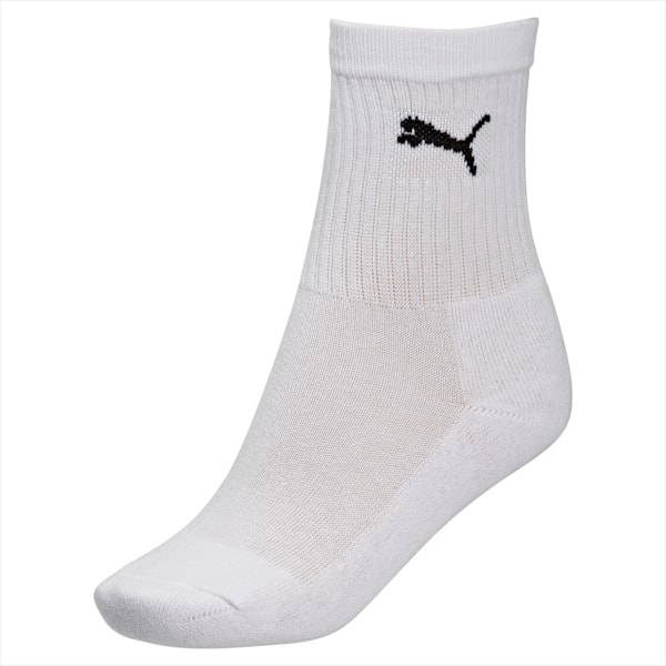 Medias Puma Sport juveniles 3 Pack, white, large-ARG