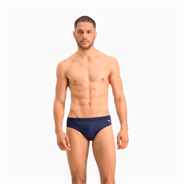 PUMA Swim Classic Men's Swimming Brief, navy, large-ZAF