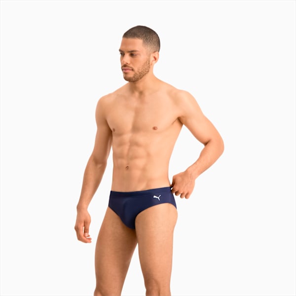 PUMA Swim Classic Men's Swimming Brief, navy, large-ZAF