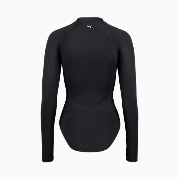 Traje de baño Mujer manga larga, black, large-MEX