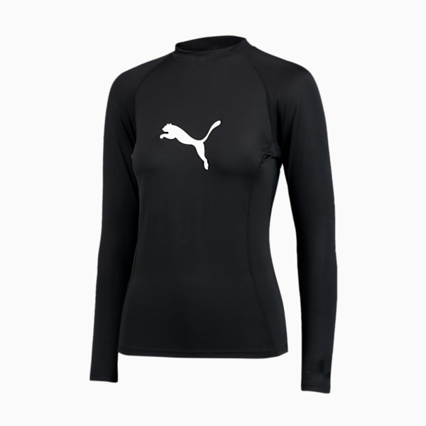 Playera Acuática Mujer PUMA, black, large-MEX