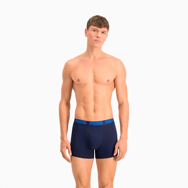 Boxers Heritage Stripe para Hombre Adulto, blue, large-MEX