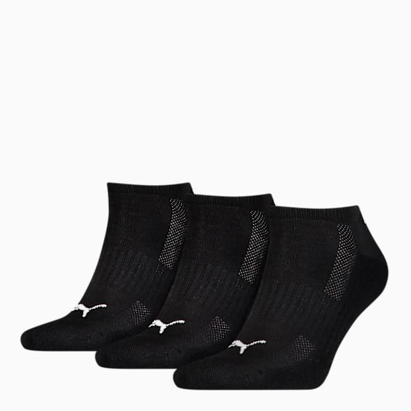 Medias deportivas PUMA acolchados unisex, pack de 3 pares, black, large-ARG