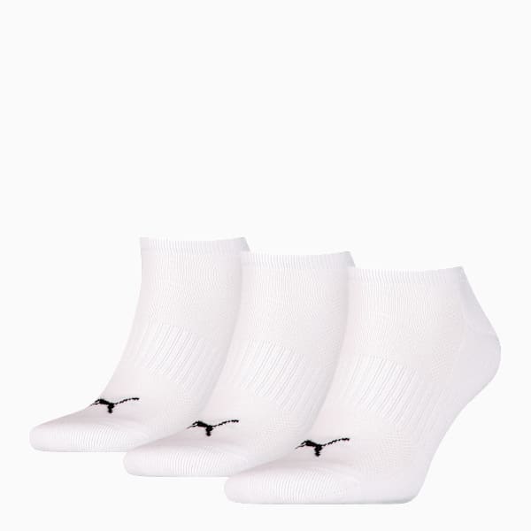 Medias deportivas PUMA acolchados unisex, pack de 3 pares, white, large-ARG