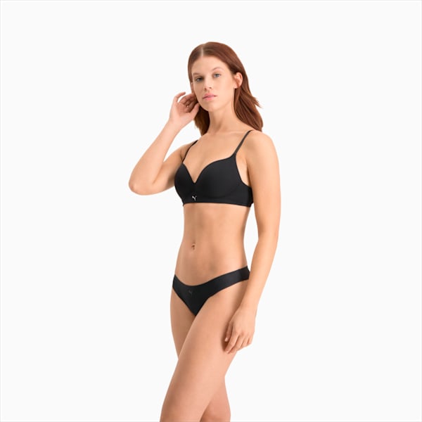 Tanga Mujer PUMA, black, large-MEX