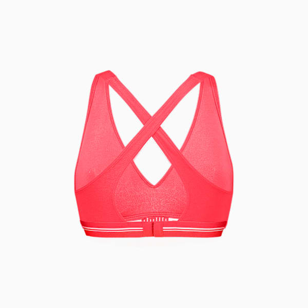 Women's Cross Back Padded Top, hibiscus, large-ZAF