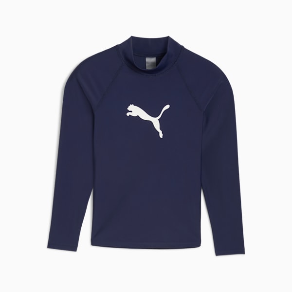 Playera para nadar niños (paquete de 1), navy, large-MEX