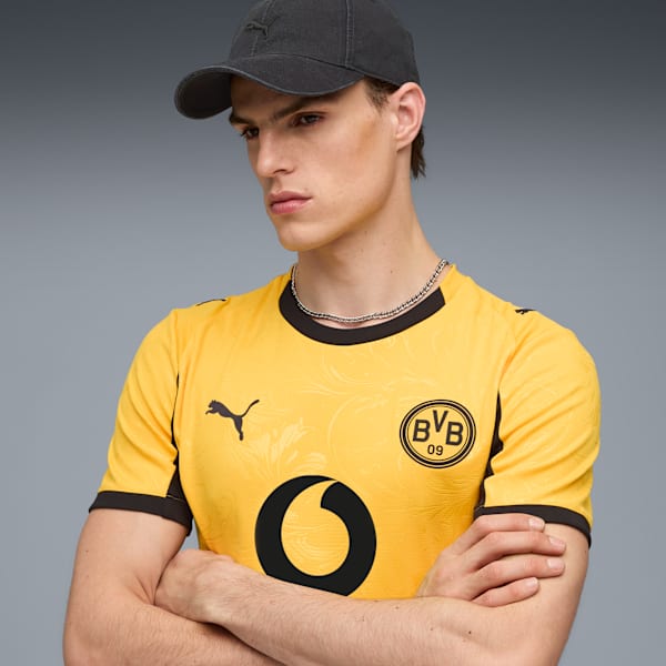 BVB Cup Jersey Replica, Yellow Sizzle-PUMA Black, large-ZAF