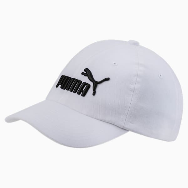 Essentials Woven Cap Kids, Puma White-No 1, large-ZAF
