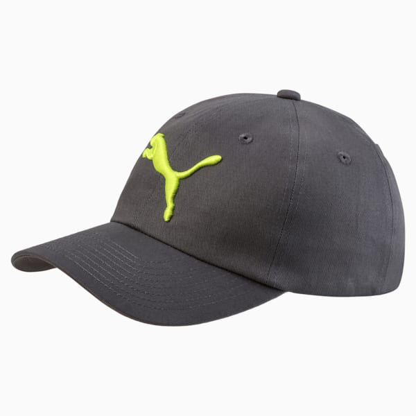 Essentials Woven Cap Kids, QUIET SHADE-P.Cat Fizzy Yellow, large-ZAF
