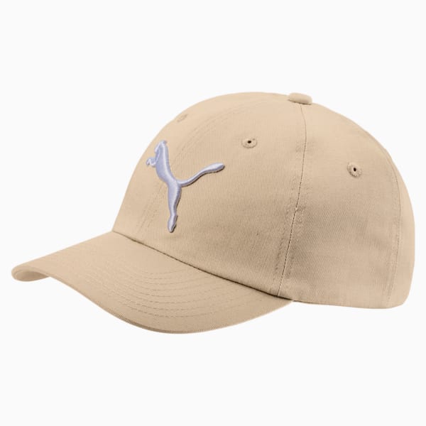 Essentials Woven Cap Kids, Pebble-P.Cat White, large-ZAF