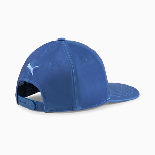 P Snapback Men's Golf Cap, Blazing Blue-Lavendar Pop, large-ZAF