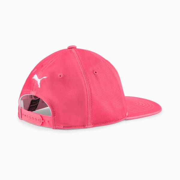 P Snapback Men's Golf Cap, Sunset Pink Heather-Bright White, large-ZAF