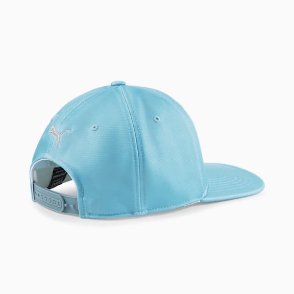 P Snapback Men's Golf Cap, Dusty Aqua Heather-QUIET SHADE, large-ZAF