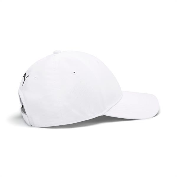 Cresting Adjustable Men's Golf Cap, Bright White, large-ZAF