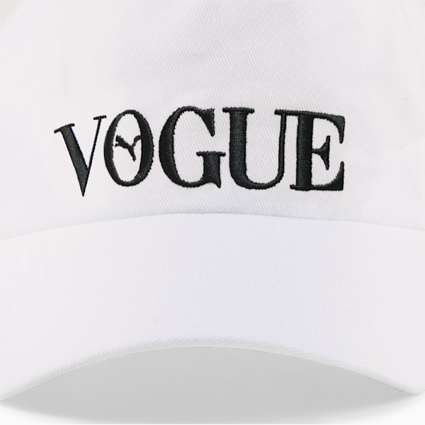 PUMA x VOGUE Women's Baseball Cap, Puma White, large-ZAF