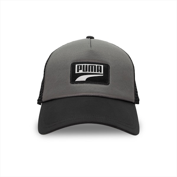 Gorra con visera curva, Puma Black-CASTLEROCK, large-ARG