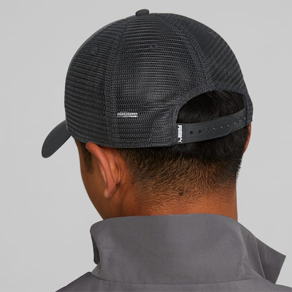 Gorra con visera curva, Puma Black-CASTLEROCK, large-ARG