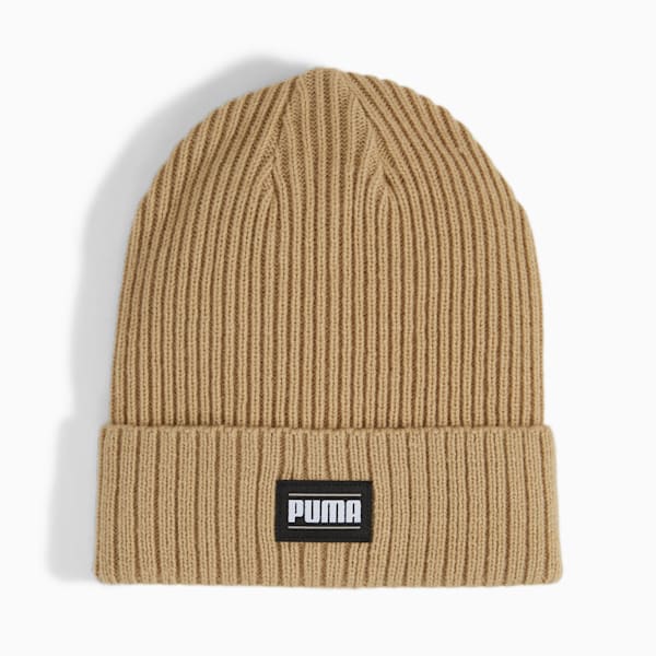 Classic Cuff Ribbed Beanie, Prairie Tan, large-ZAF