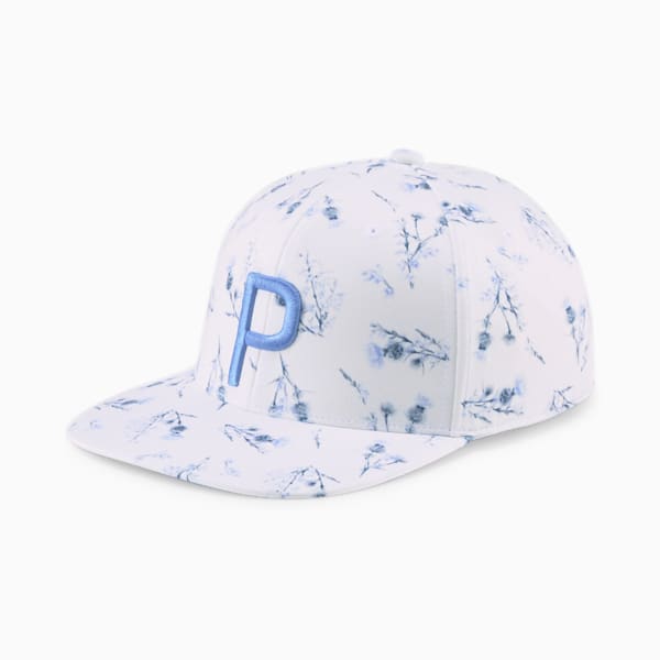 Lowlands P Snapback Golf Cap Men, Bright White-Lavendar Pop, large-ZAF