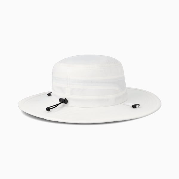 Aussie P Golf Bucket Hat, Bright White, large-ZAF