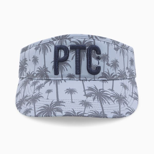 PUMA x PTC High Crown Golf Visor, High Rise-QUIET SHADE, large-ZAF