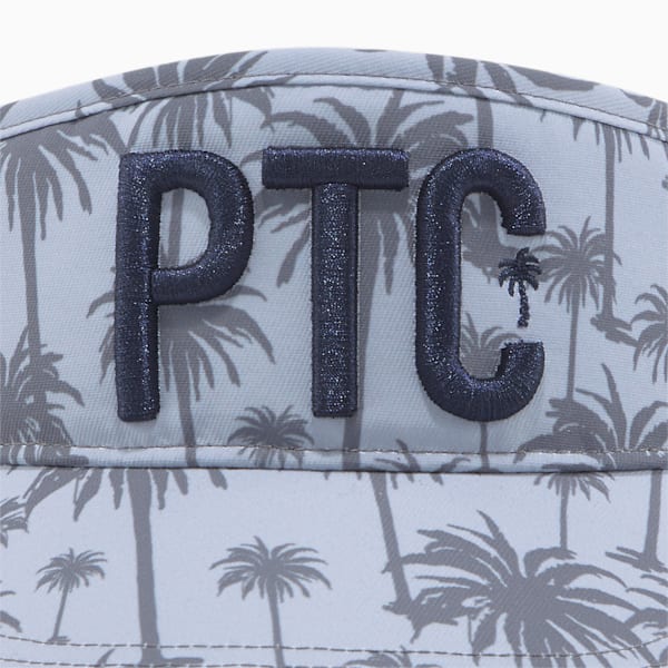 PUMA x PTC High Crown Golf Visor, High Rise-QUIET SHADE, large-ZAF