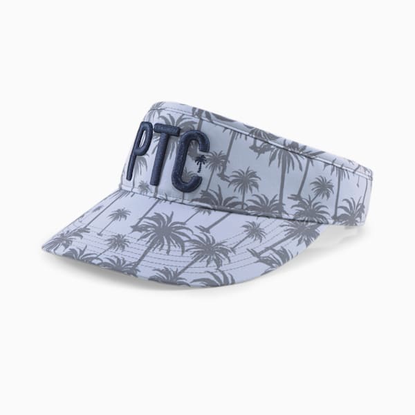 PUMA x PTC High Crown Golf Visor, High Rise-QUIET SHADE, large-ZAF