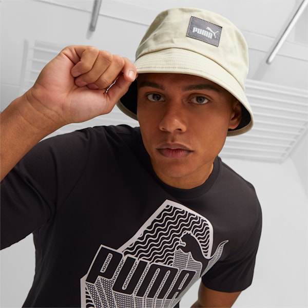 Core Bucket Hat, Granola-PUMA Black, large-ZAF