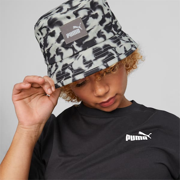 Core Bucket Hat, PUMA Black-Modern Sports AOP, large-ZAF