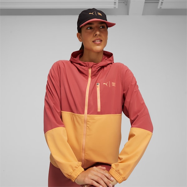 PUMA x FIRST MILE Running Cap, PUMA Black-Astro Red, large-ZAF