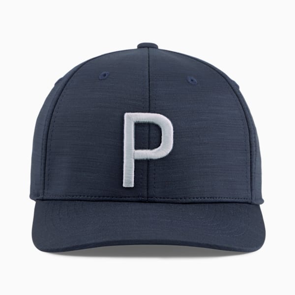 P Golf Cap, Navy Blazer-Ash Gray, large-ZAF