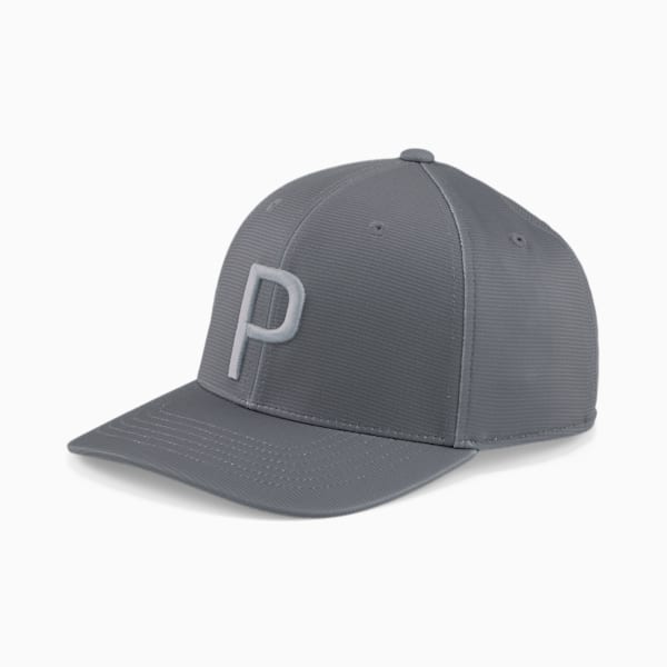 P Golf Cap, Slate Sky-Ash Gray, large-ZAF