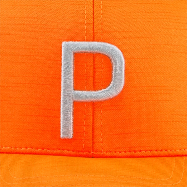 P Golf Cap, Rickie Orange-Cool Mid Gray, large-ZAF