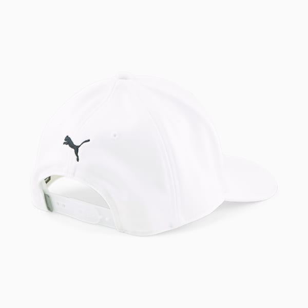 P Golf Cap, White Glow-Navy Blazer, large-ZAF