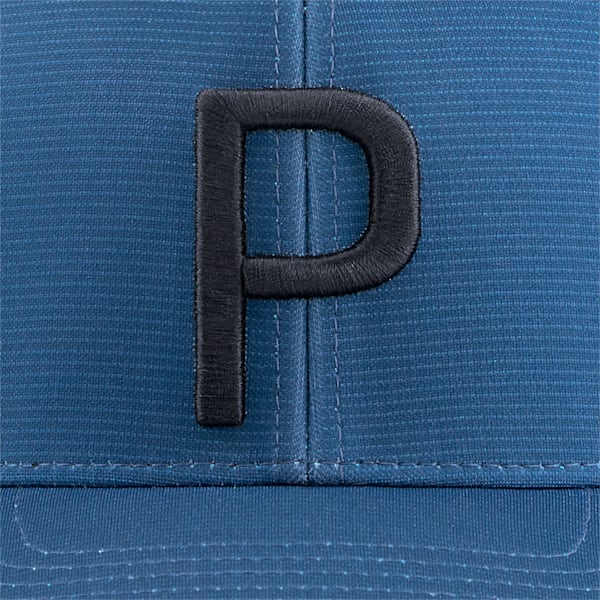 P Golf Cap, Lake Blue-Navy Blazer, large-ZAF
