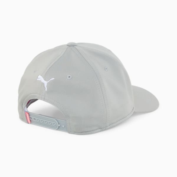 Palmer P Golf Cap, Ash Gray-White Glow, large-ZAF