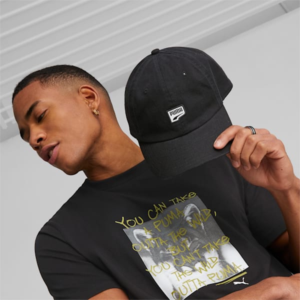 PRIME Downtown Dad Cap, PUMA Black, large-ZAF