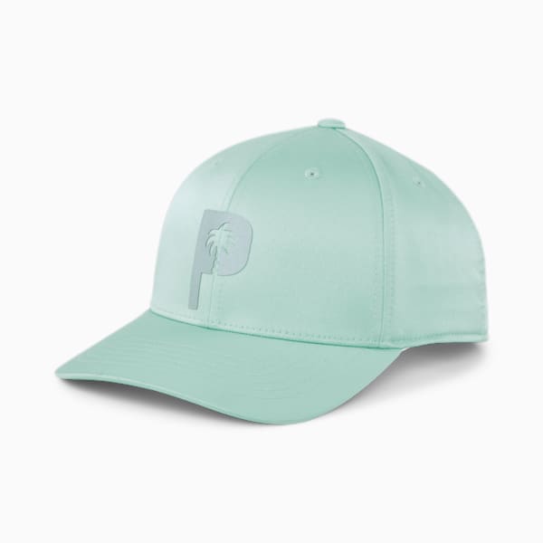 PUMA x Palm Tree Crew Golf Cap Men, AQUA GREEN, large-ZAF