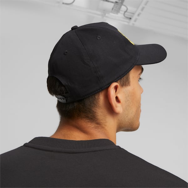 Borussia Dortmund Cap, PUMA Black-Cyber Yellow, large-ZAF