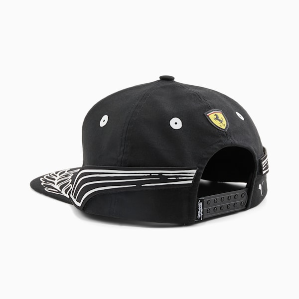 SCUDERIA FERRARI x JOSHUA VIDES Flat Brim Cap, PUMA Black, large-ZAF