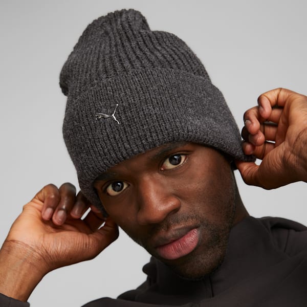 Metal Cat Beanie, PUMA Black, large-ZAF