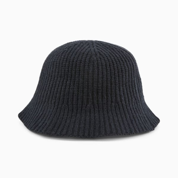 PRIME Knitted Bucket Hat, PUMA Black, large-ZAF