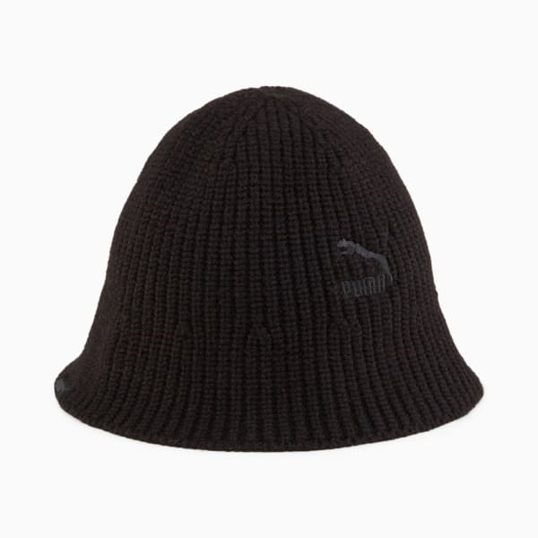 PRIME Knitted Bucket Hat, PUMA Black, large-ZAF