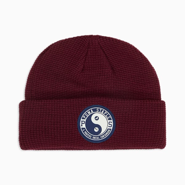 PUMA x STAPLE Beanie, Dark Jasper, large-ZAF